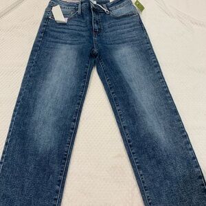 Wax Jean Collection Cropped Straight Denim Size 11/30 New With Tags